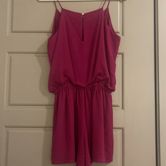 Three eighty two size small fuchsia romper! - Picture 3 of 4